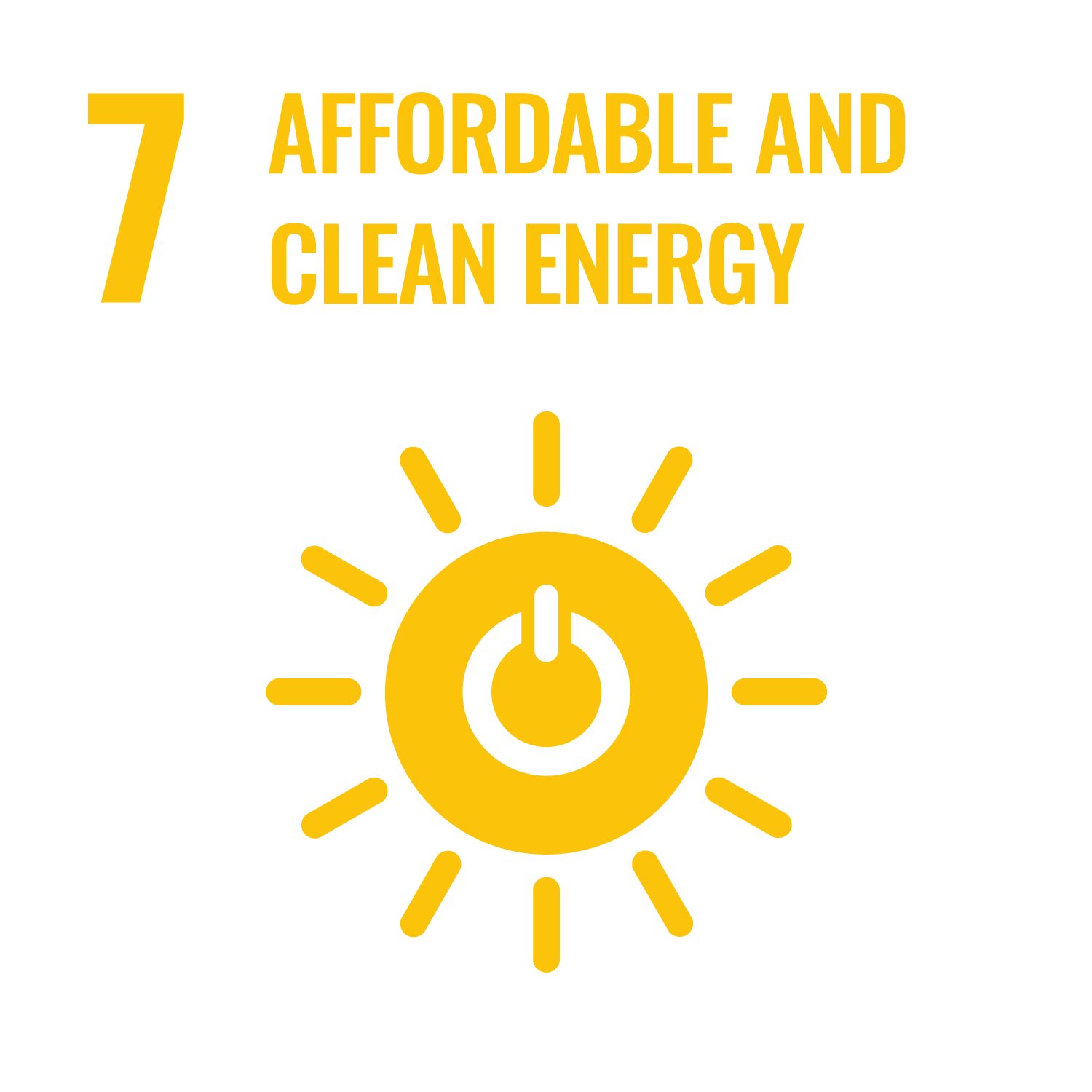 Goal 7 - Affordable and clean energy